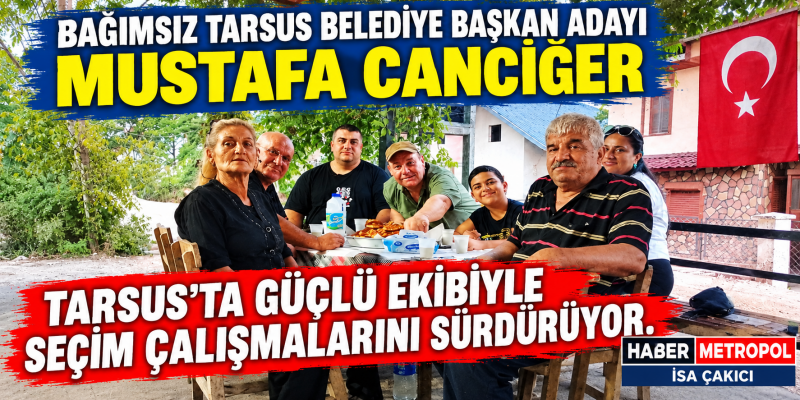 BAŞKAN ADAYI CANCİĞER REİS GÜÇLÜ EKİBİYLE SAHADA
