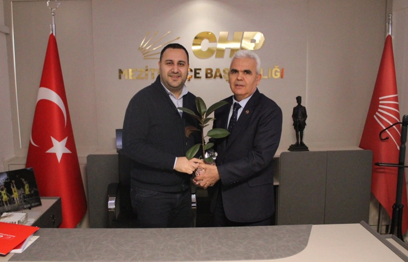 BAŞKAN ÇETİN'DEN BAŞKAN GÖKÇELİ'YE ZİYARET