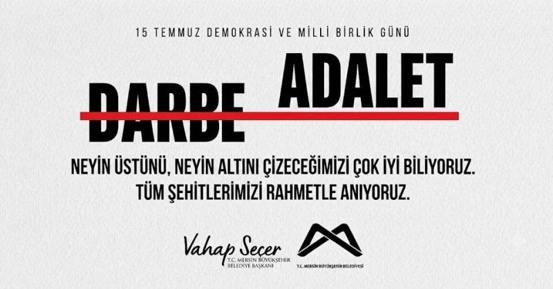 BAŞKAN SEÇER 15 TEMMUZ ŞEHİTLERİMİZİ ANDI
