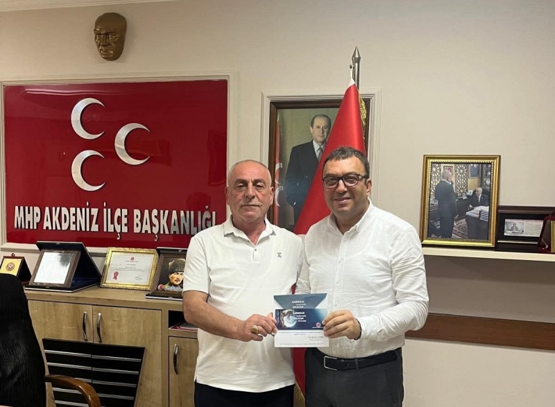 BAŞKAN YILDIRIM'DAN BAŞKAN ÖZDEMİR'E NEZAKET ZİYARETİ 