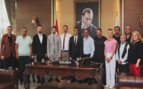  ANAHTAR PARTİ MERSİN İL TEŞKİLATINDAN BAŞKAN ÖZDEMİR'E NEZAKET ZİYARETİ