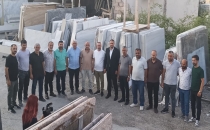  BAŞKAN OĞUZ MERSİN MERMERCİ ESNAFIN SORUNLARINA DEĞİNDİ. 